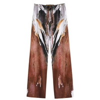 Wide-cut summer pants made of chiffon – Liana