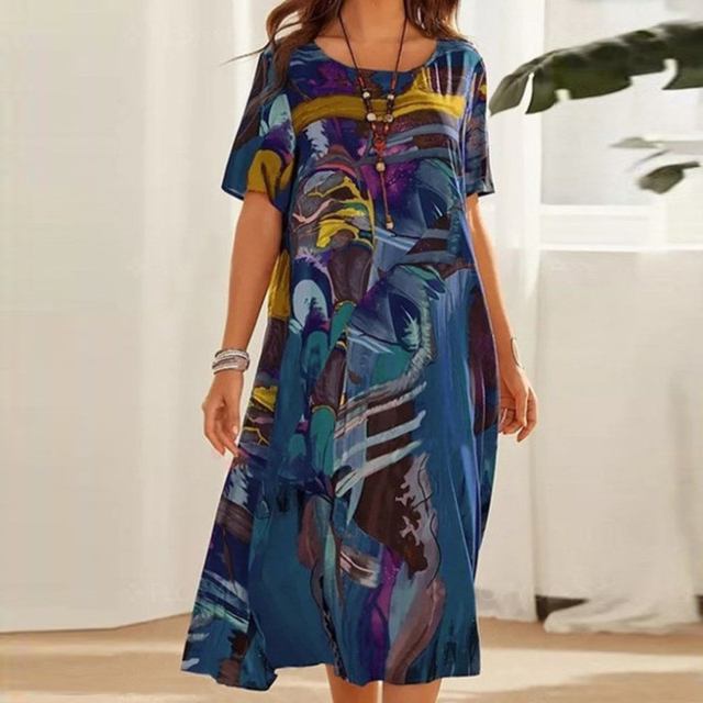 Airy summer dress with loose fit – Ysée