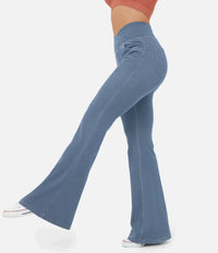 Stylish Bootcut Jeans for Women - Pink