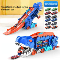 3-in-1 Racing Truck for Kids - T-Rex Transporter