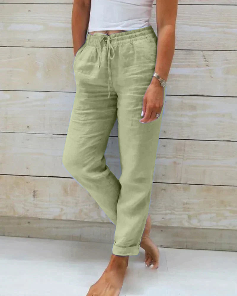 Stylish Linen Pants for Women – Selina