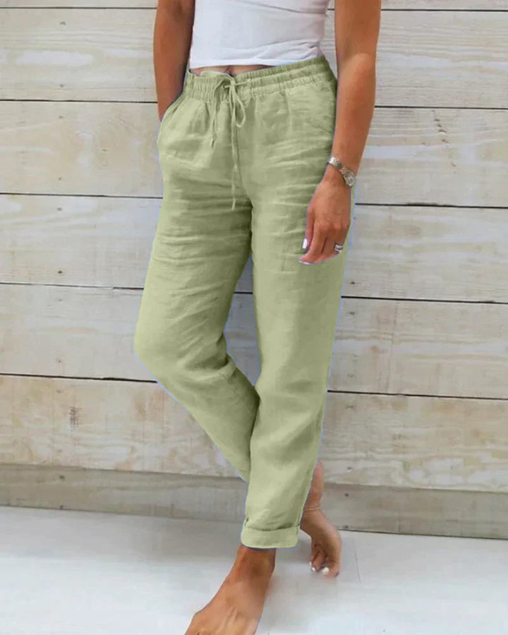 Stylish Linen Pants for Women – Selina
