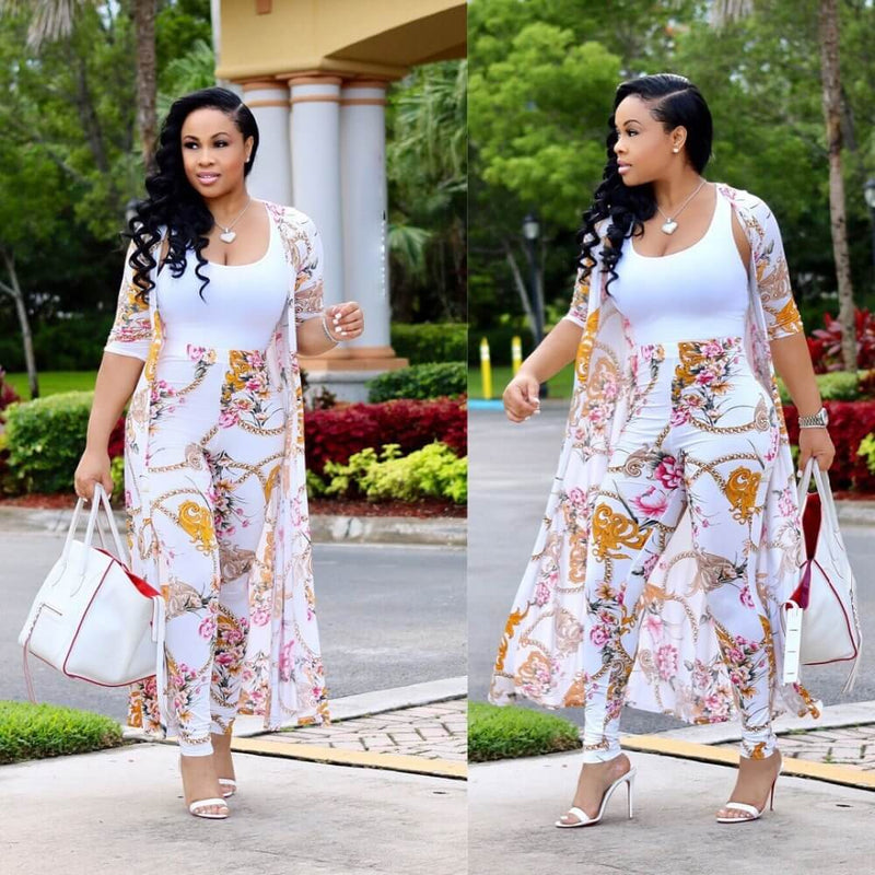 Women's Kimono Set with Pants – Yasmin