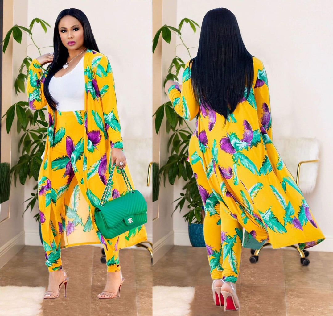 Women's Kimono Set with Pants – Yasmin