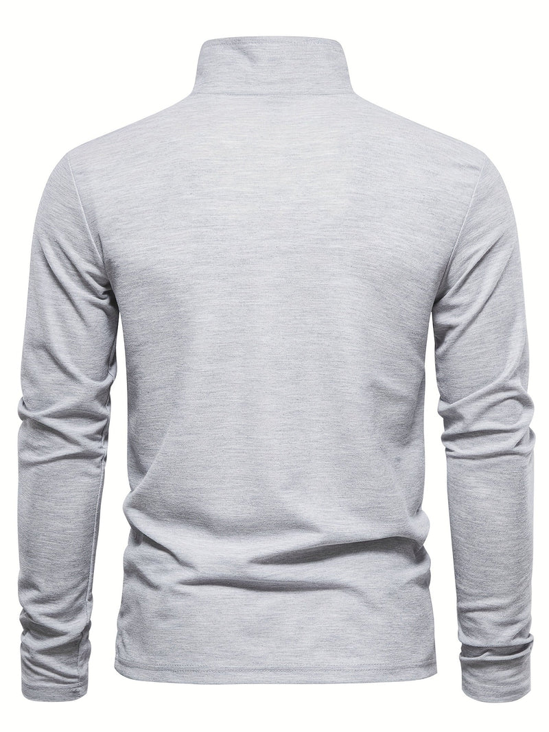 Polo cómodo para hombre con mangas largas