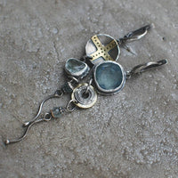 Pendientes Blau-Stein Kreuz - Elías