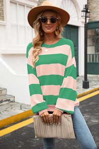 Trendy Striped Women's Sweater - Sohpie