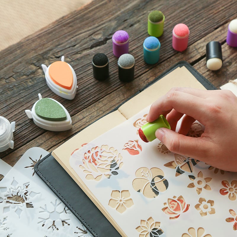 Set de pintura con los dedos para diversión creativa de pintura - Pico