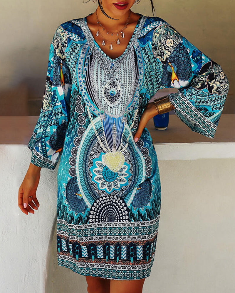 Boho summer dress with loose fit – Nina