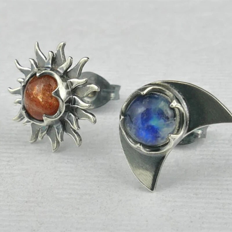 Earrings Sun and Moon – Sunny