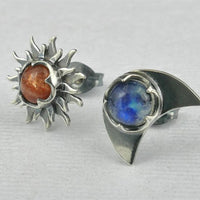 Earrings Sun and Moon – Sunny