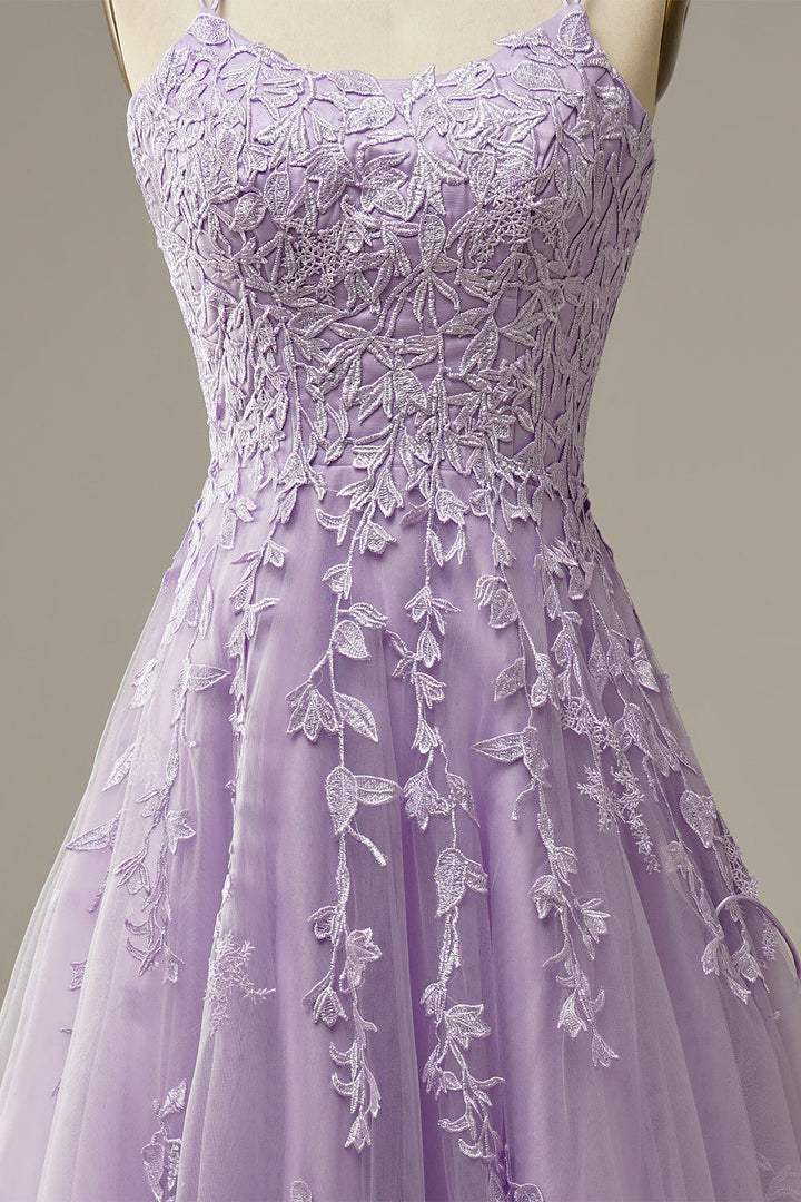 Fashionable tulle ball gown with appliqués - Victoria