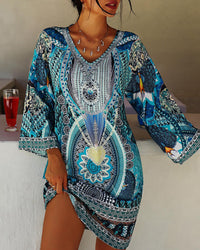Boho summer dress with loose fit – Nina
