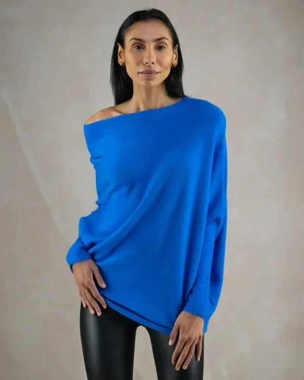 Asymmetrical Oversized Women's Sweater – Sophia