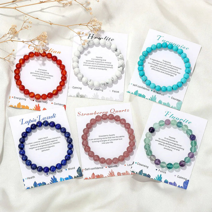Natural Crystal Healing Energy Bracelet – Aria