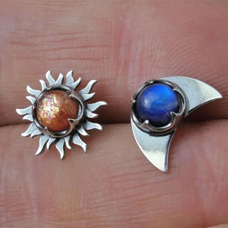 Earrings Sun and Moon – Sunny