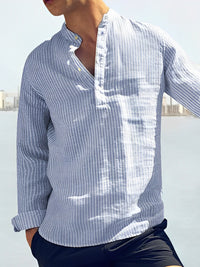 Men's summer shirt with modern cut – Cas