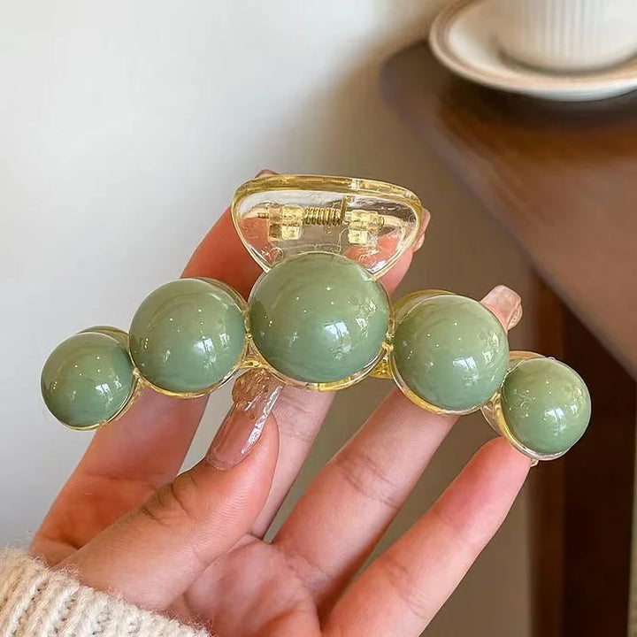 Green Pearl Hair Clip – Liana