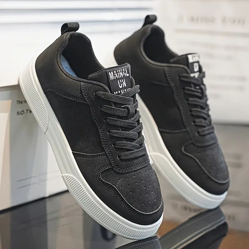 Zapatos de senderismo para hombre de ante con plantilla cómoda y estilo – Marco