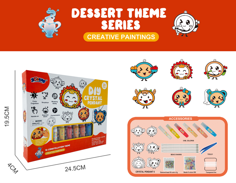 DIY Keychain Painting Set - SparkleArt