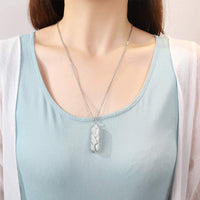 Stylish Crystal and Tree of Life Gemstone Necklace – Elara