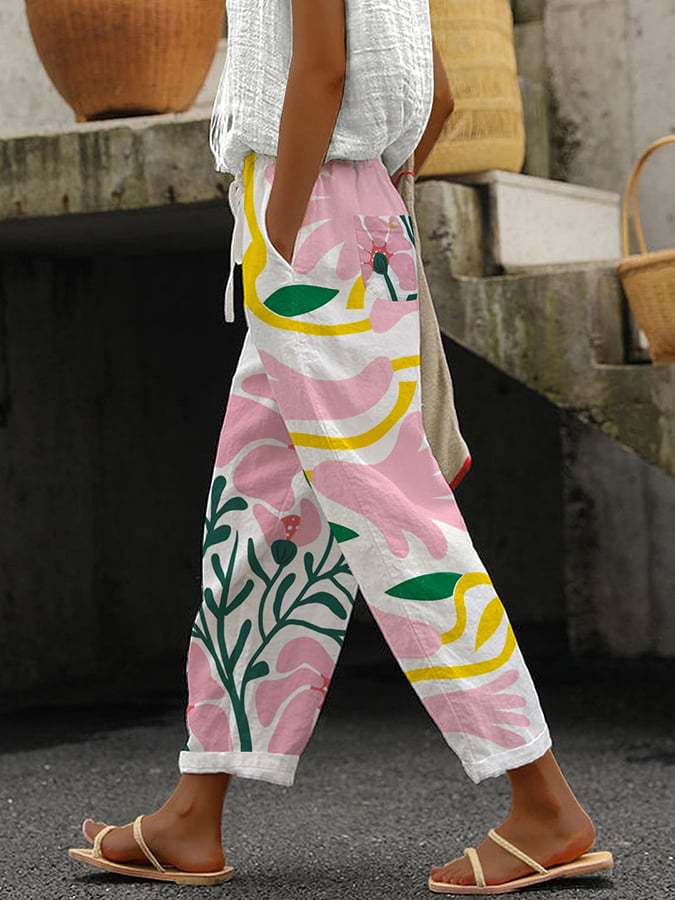 Women's Comfort Pants with Print – Nova