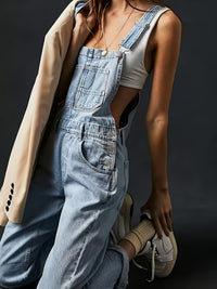 Stylish women's denim jumpsuit for every day - CityEase