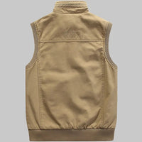 Chaleco vintage para exteriores con bolsillos prácticos para hombre – Elias