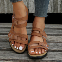 Casual Women's Sandals with Velcro Closure – Nina