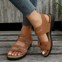 Casual Women's Sandals with Velcro Closure – Nina