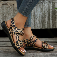 Casual Women's Sandals with Velcro Closure – Nina