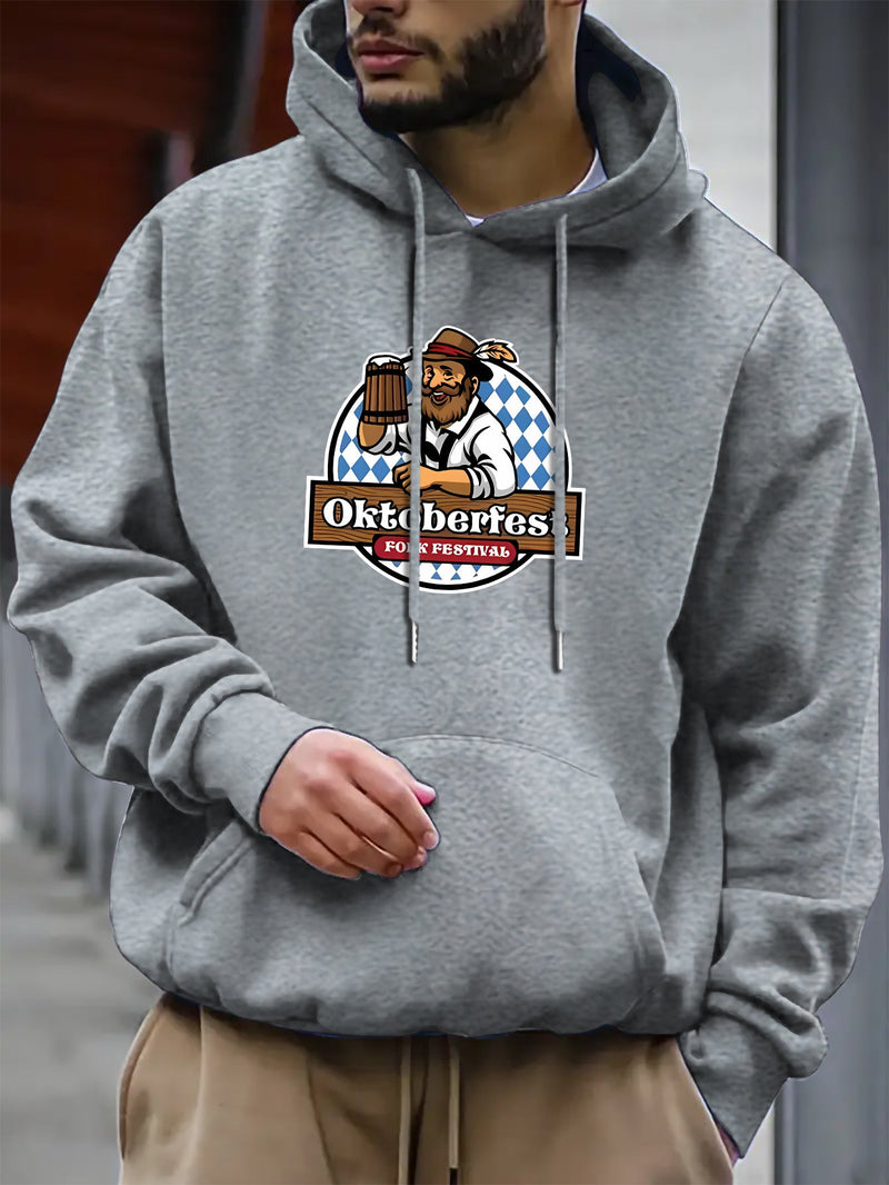 Comfortable Men's Hoodie – Thomas Oktoberfest 2025