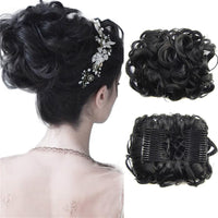 Curly Bun Hair Extension – FluffyFix