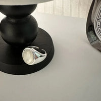 Pinctada Albina Silver Ring – Isla
