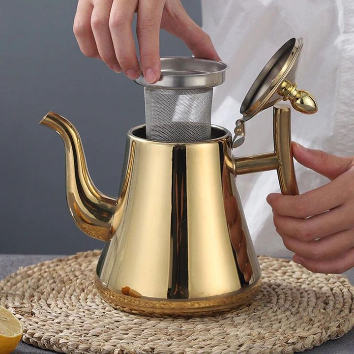 Hervidor de agua de inducción de acero inoxidable con filtro - AquaSteel