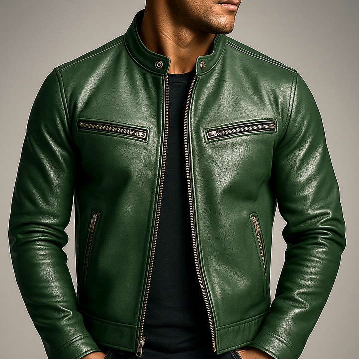 Vintage Leather Jacket for Men – Timeless Style, Premium Craftsmanship 1