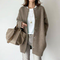 Light Khaki Summer Jacket with Timeless Flair – Noa