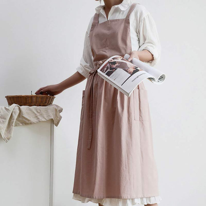 Waterproof Cotton Apron with Practical Pockets – ChefMate
