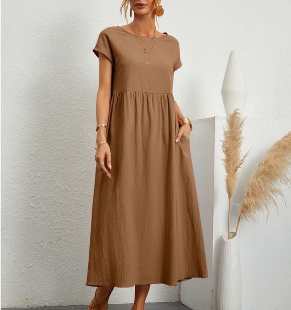 Airy Linen Dress – Elodie