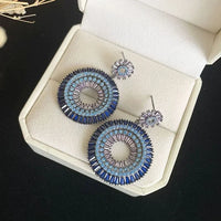 Silver Evil Eye Earrings – Layla