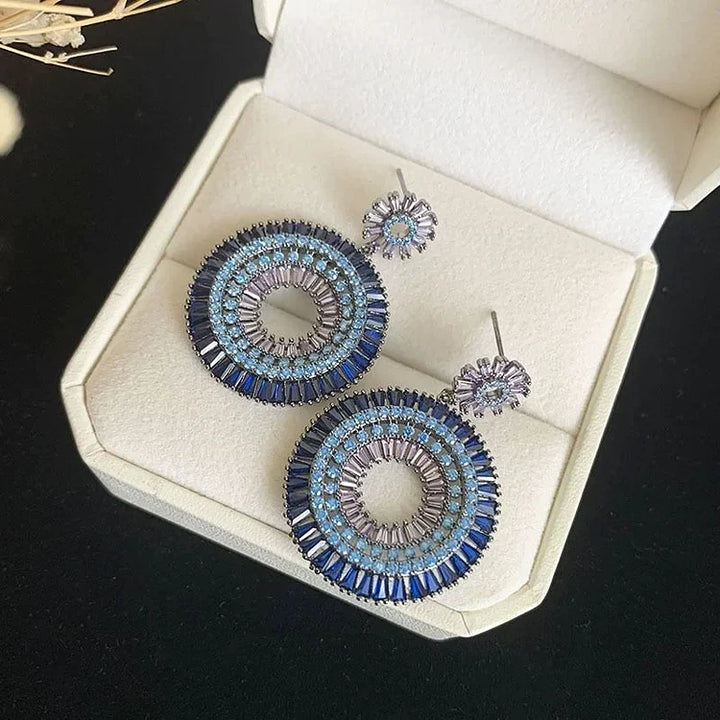 Silver Evil Eye Earrings – Layla