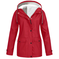 Fleece-Lined Women's Rain Jacket - WarmWarder