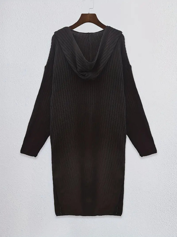 Long Women's Knit Cardigan for Autumn & Winter – Elara