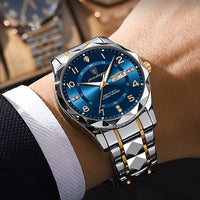 Multifunctional Waterproof Sports Watch for Men - Titanium