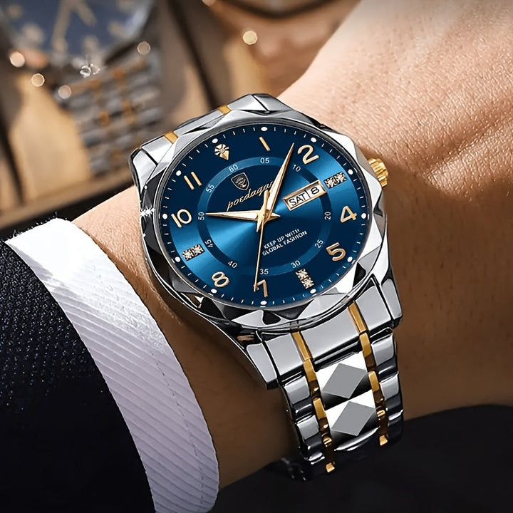 Multifunctional Waterproof Sports Watch for Men - Titanium