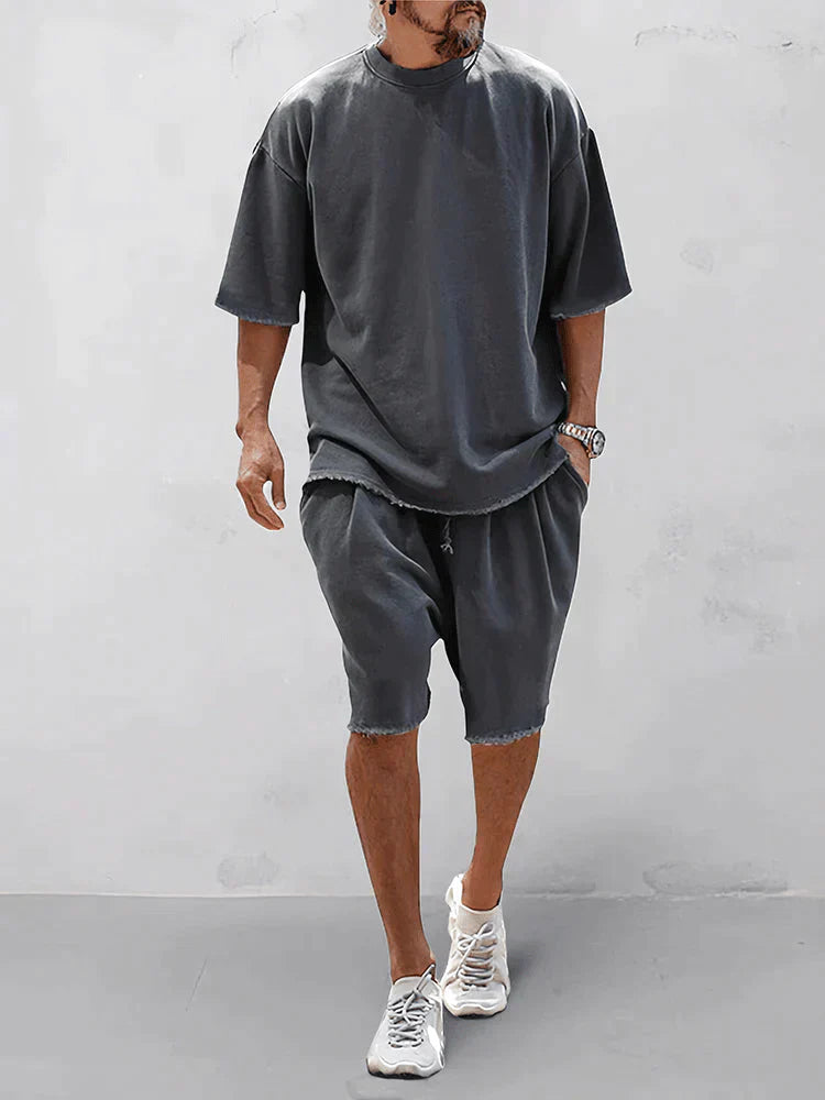 Casual Men's Sports Set in Loose-Fit Style – Cassian