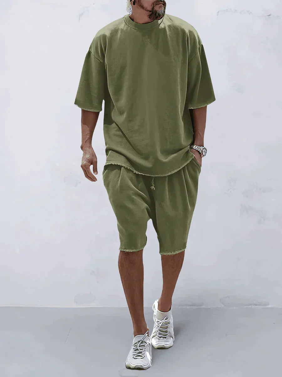 Casual Men's Sports Set in Loose-Fit Style – Cassian