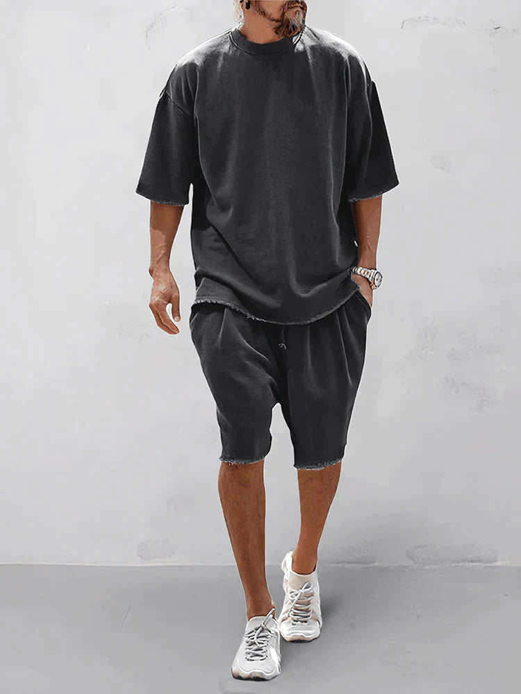 Casual Men's Sports Set in Loose-Fit Style – Cassian