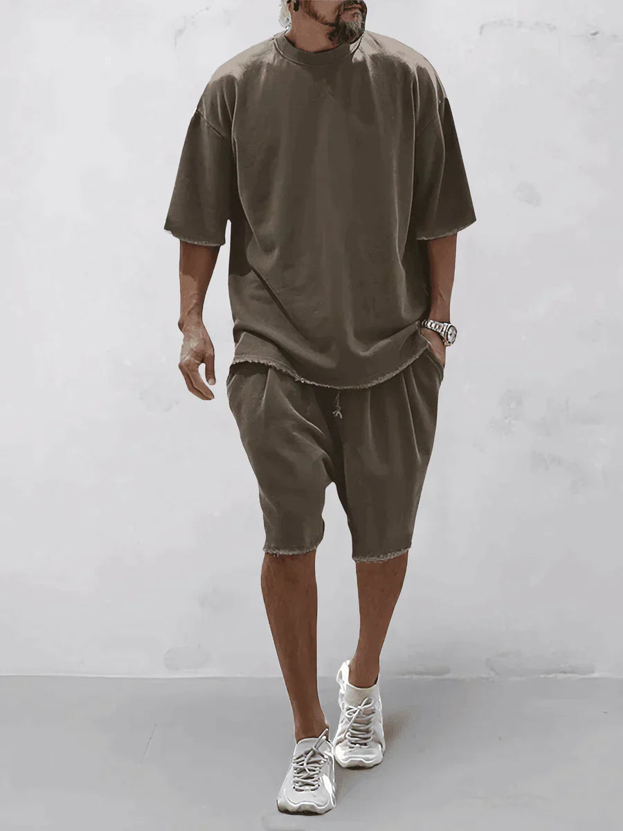 Casual Men's Sports Set in Loose-Fit Style – Cassian