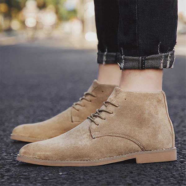 UrbanStride Classic | Stylish Mid-Height Men's Shoes with Laces